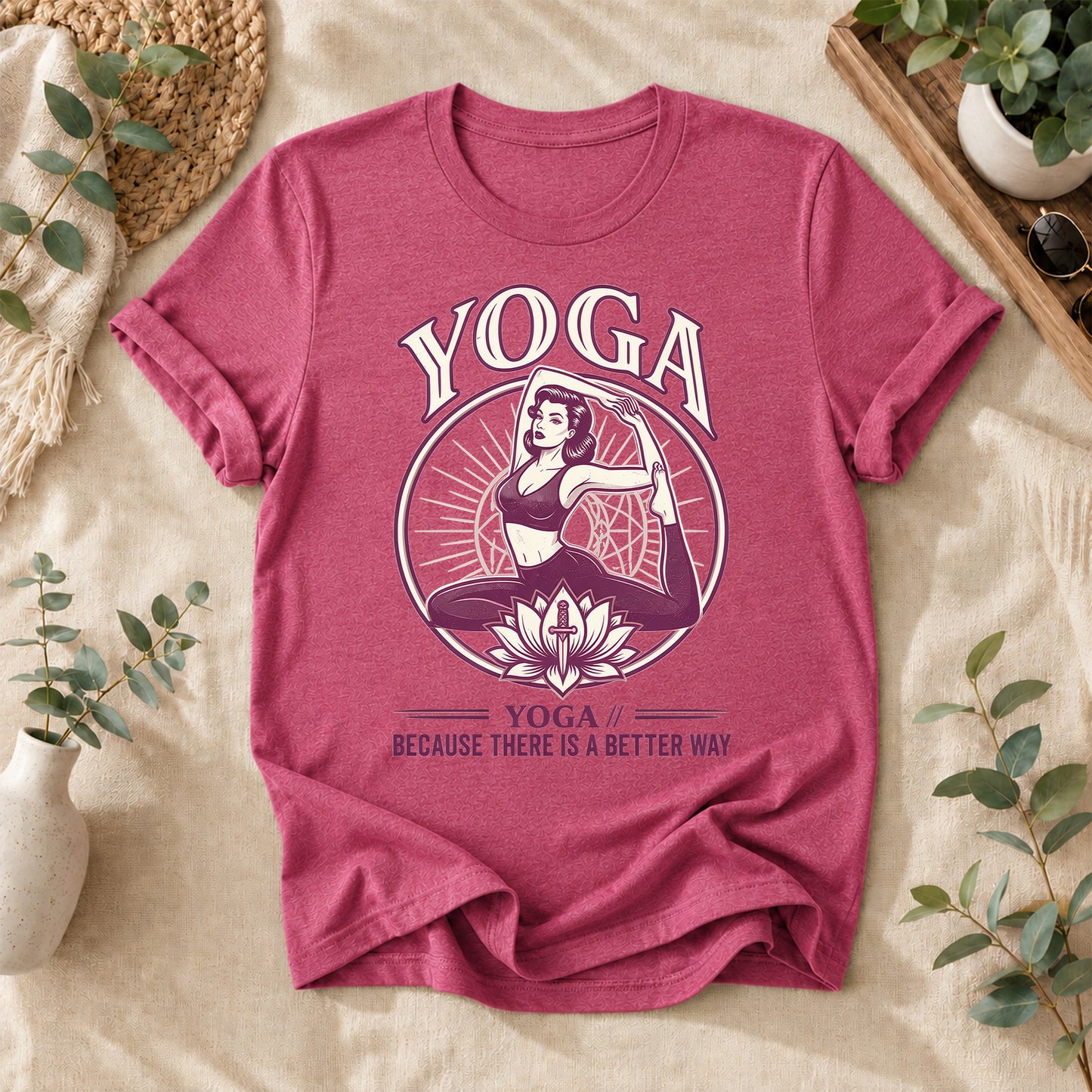 Yoga There Is a Better Way Tee