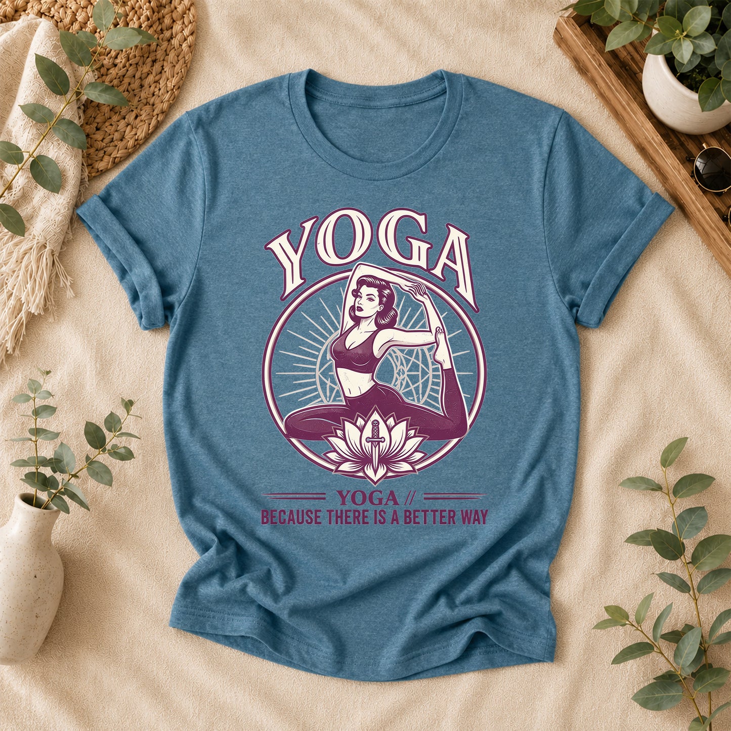 Yoga There Is a Better Way Tee